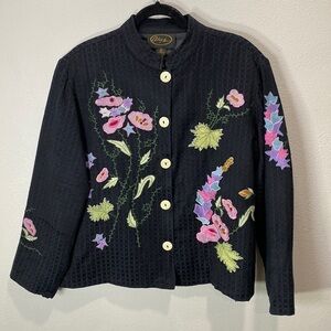 Alex‎ Kim appliquéd jacket floral